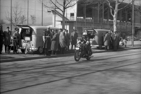 Demonstration of a radar equipment, Berne 1963