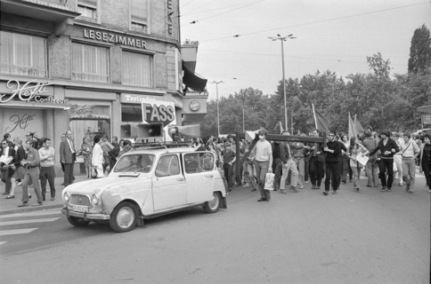 Globus riots in Zurich 1969