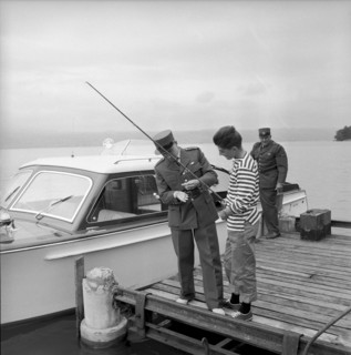 Water rescue police of the cantonal police Zurich 1957