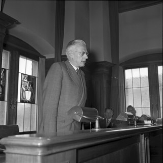 Delegate assembly of the Verband Schweizerische Polizeibeamte 1953: Markus Feldmann