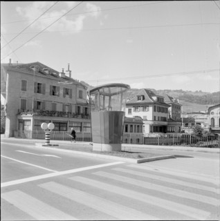 Traffic policeman's pulpit in vevy 1959