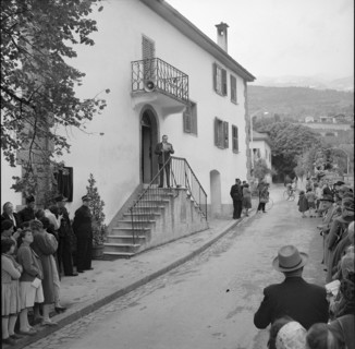 Opening of the Rainer Maria Rilke-street in Sierre, 1956