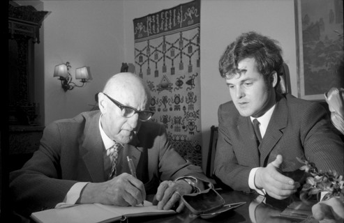 Former member of Federal Council Philipp Etter, Berne 1969