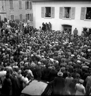 Farmers protest against penalisation of participants to the Milk Strike in the French speaking part