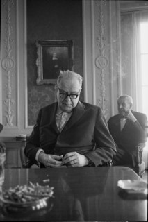 Prime minister Tage Erlander in Berne 1969