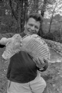 Johann Steiner, Finder finder of a mammoth tooth, Langendorf 1972