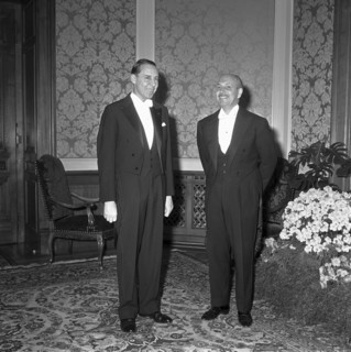 New Year reception at Federal Palace 1965: Tschudi, Wetterwald