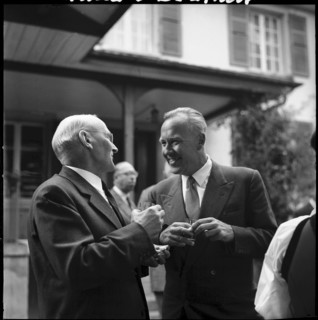 Swiss diplomats conference: excursion in Lagnau, Emmental 1961