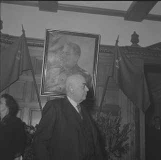 Reception at the Soviet embassy, 34th commemoration day of the October Revolution, Berne 1951