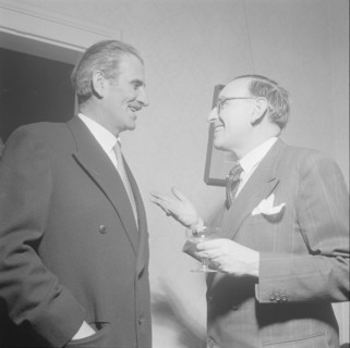 Reception at the Yugoslav embassy, Berne 1951