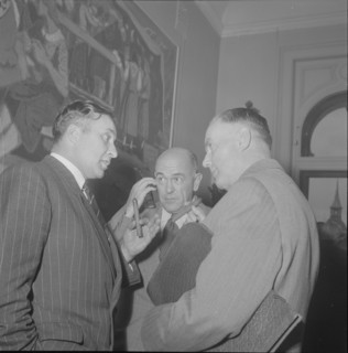 Swiss diplomats conference Berne 1951: Deuber, Graessli, Hohl