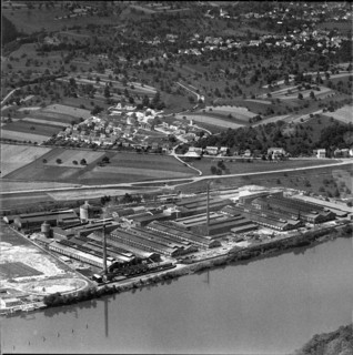 Fluorine factory in Rheinfelden, 1964
