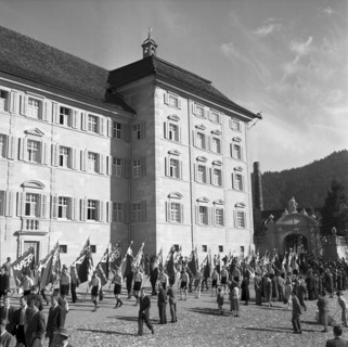 Jubilee meeting of the catholic Jungmannschaft in Einsiedeln 1958
