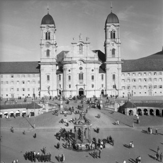 Jubilee meeting of the catholic Jungmannschaft in Einsiedeln 1958