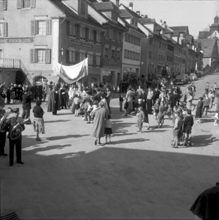 Confirmation by bishop von Streng in Beromunster 1958