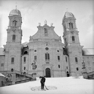 Christmas eve 1958: Monastery Einsiedeln
