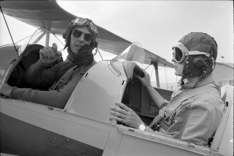 Candidate for pilots at a course, Grenchen 1968