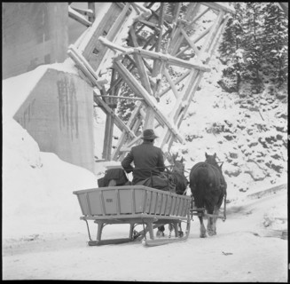 Post sleigh near Bevo di Lei 1958