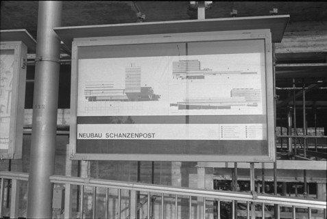 Schanzenpost Berne architects plan 1964