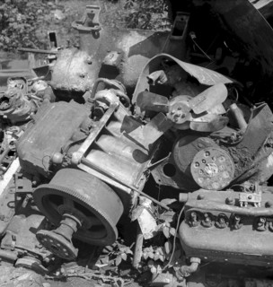 Car dump in Zurich Hongg 1940