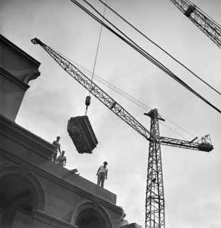 Historical building under renovation, 1939
