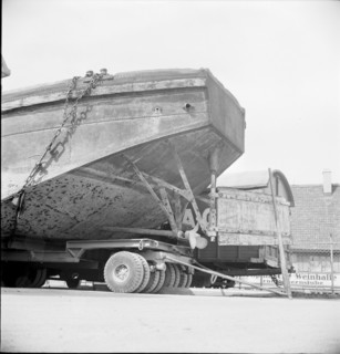 Overland ship transport 1946