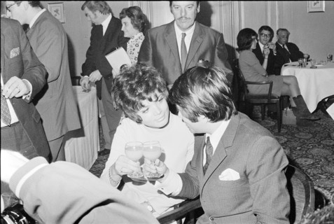Press Conference in Zurich with Uschi Glas and Roy Black 1970