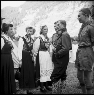 the 5th World Rover Moot in Kandersteg 1953