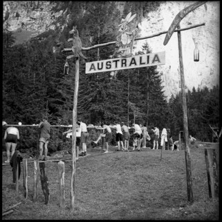 the 5th World Rover Moot in Kandersteg 1953