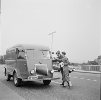 Traffic census in Basle 1955