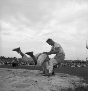 St. Jakob wrestling in Basle 1944