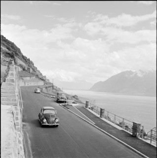 Corniche"" Cully - Chexbres connection road, Lavaux, 1957