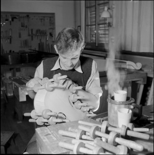 School for violin making, Brienz 1952