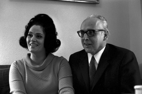 Contralto Carol Smith with her husband Audinoff Zanforlin, Zurich 1969