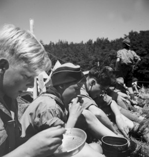 Swiss boy scouts Federal camp in Adlisberg 1938