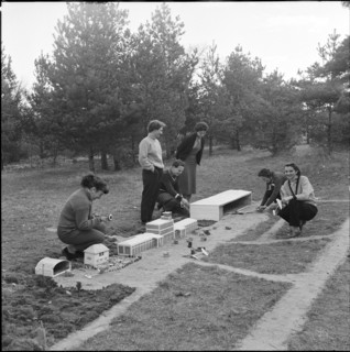 Education course for instructors of holiday camp, La Rippe 1956