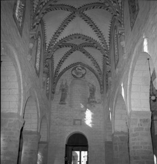 Romanesque abbey church in Romainmotier 1942