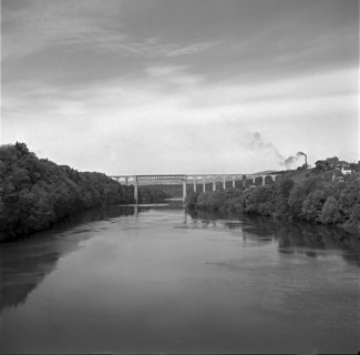 Rhine bridge near Ruedlingen 1952