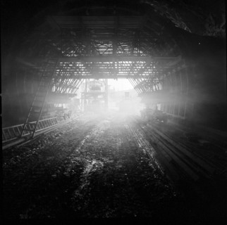 Schlossberg tunnel Baden under construction 1959