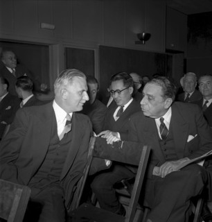 Live transmission on Red Cross, Radio Geneva, 1952