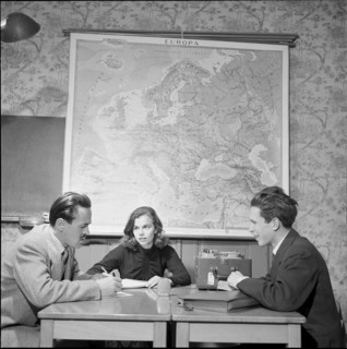 School for interpreter in Zurich 1954