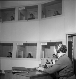 School for interpreters, Genva 1953
