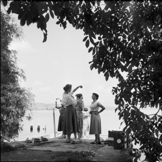 Lesson in occupational therapy at school for social work, Zurich 1954