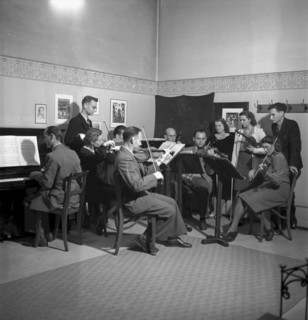 Orchestra at the Migros Klubschule, Zurich 1946