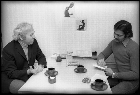 Paul Jubin, director of ""Freres sans Frontieres"". Fribourg 1973