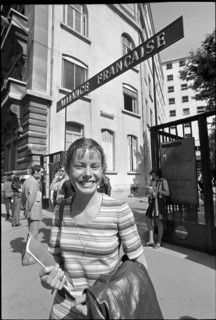 Christina Abrecht in Paris 1971