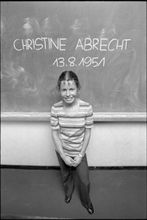 Christina Abrecht in Paris 1971