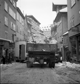 Snow in Zurich, 1938