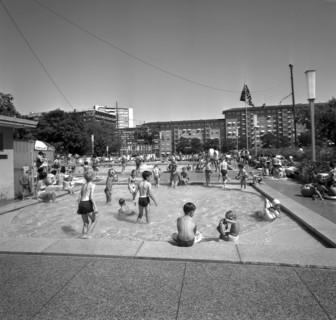 Swimming pool, Piscine de Varembe, Geneva 1965