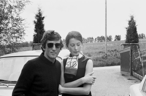 Jochen Rindt, Austrian race driver, with his wife Nina, 1969